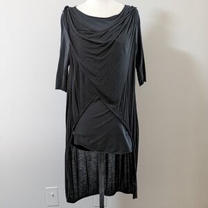 Umasan Cross-Over Layered Shirt